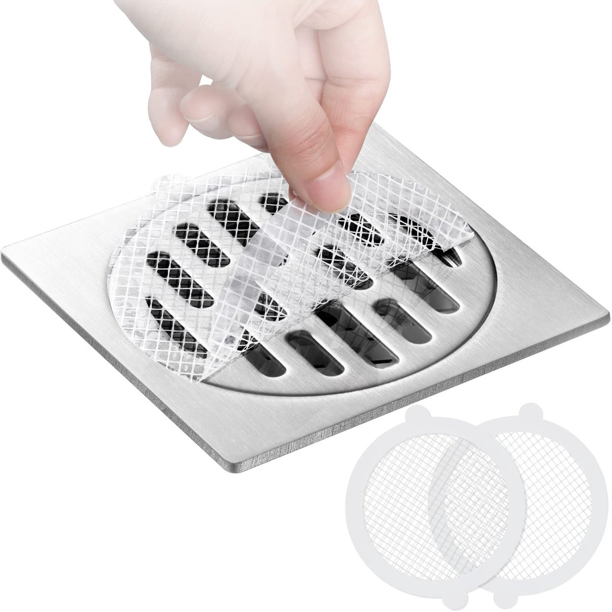 Solidchoice - Wegwerp Afvoerfilters 30 Stuks voor Bad en Keuken