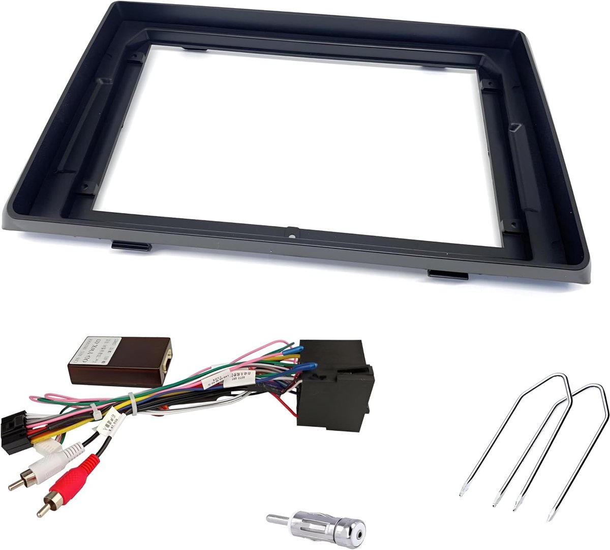 Radio panel kit 9" inch - front panel frame - zwart - geschikt voor Iveco Daily 2006-2014 - ShopVlot
