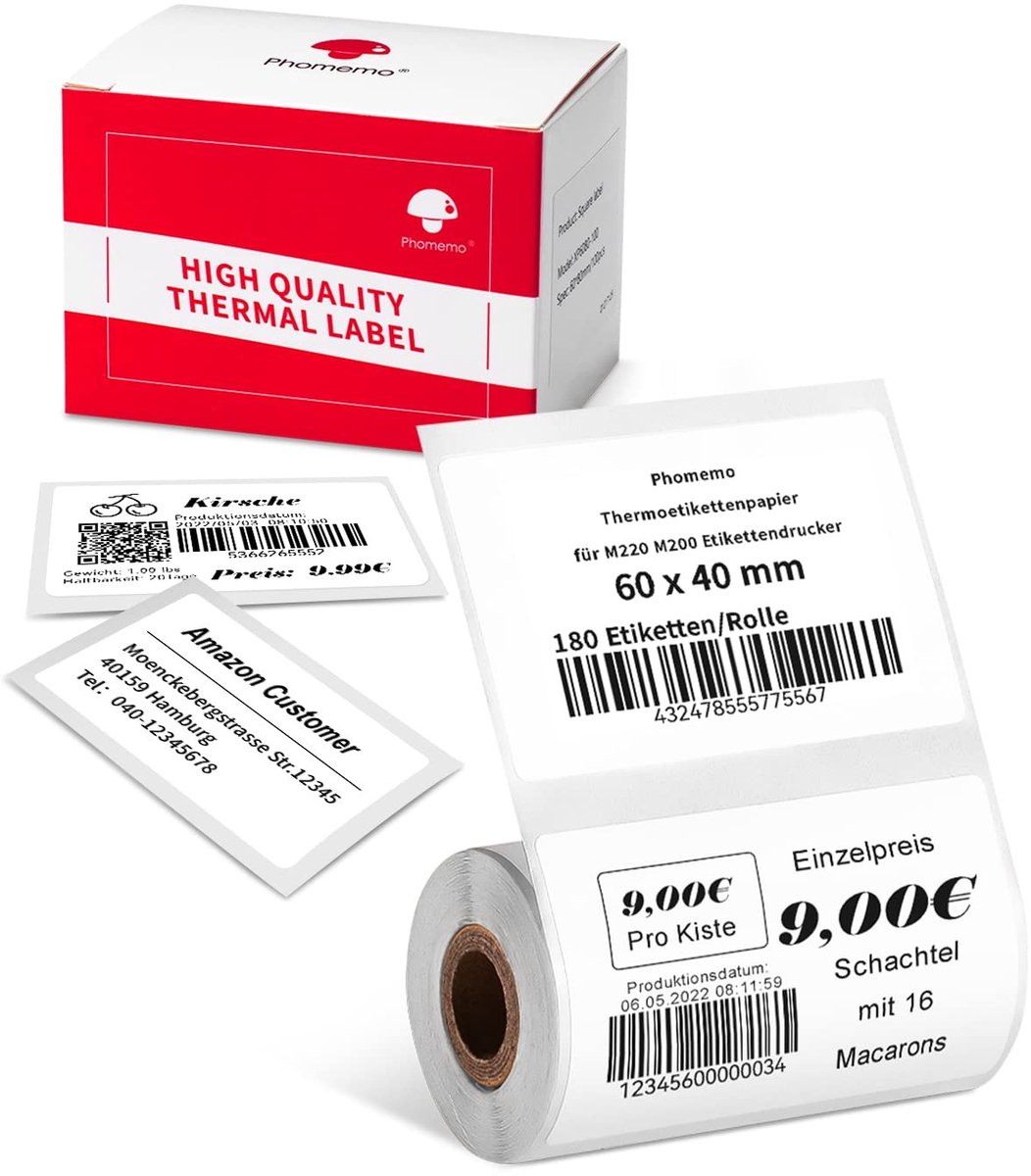 Solidchoice - Thermal Labels voor M220 M250 M221 Label Printers