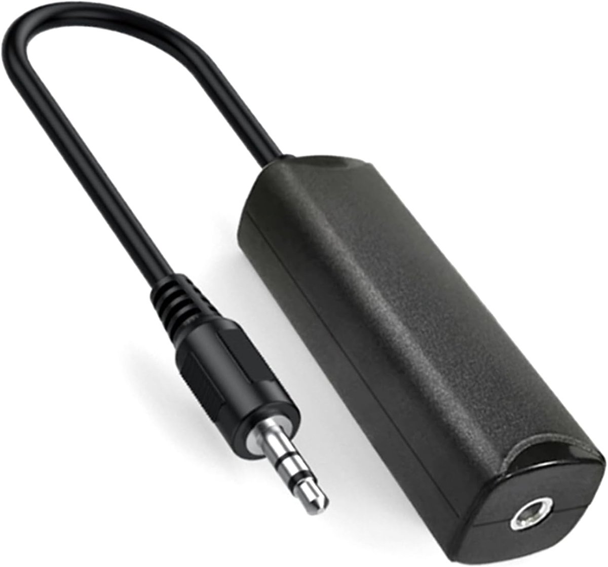 AUX audio isolator 0.3 cm - effectieve ruisfilter - plug & play - helder stereo geluid - ShopVlot