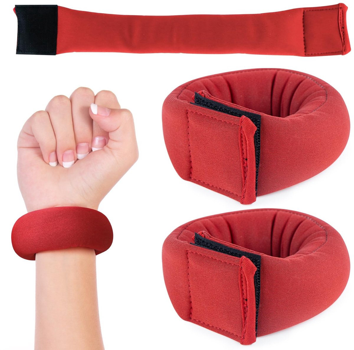 Solidchoice - 2 Stuks Polsgewichten voor Fitness en Yoga