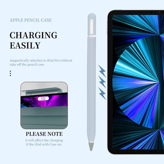 Solidchoice - Set van 3 Silicone Beschermhoezen voor Apple Pencil Pro — afbeelding 3