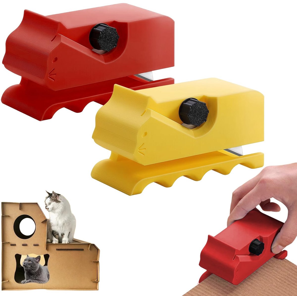 Solidchoice - 3D Geprinte Karton Cutter voor Katten