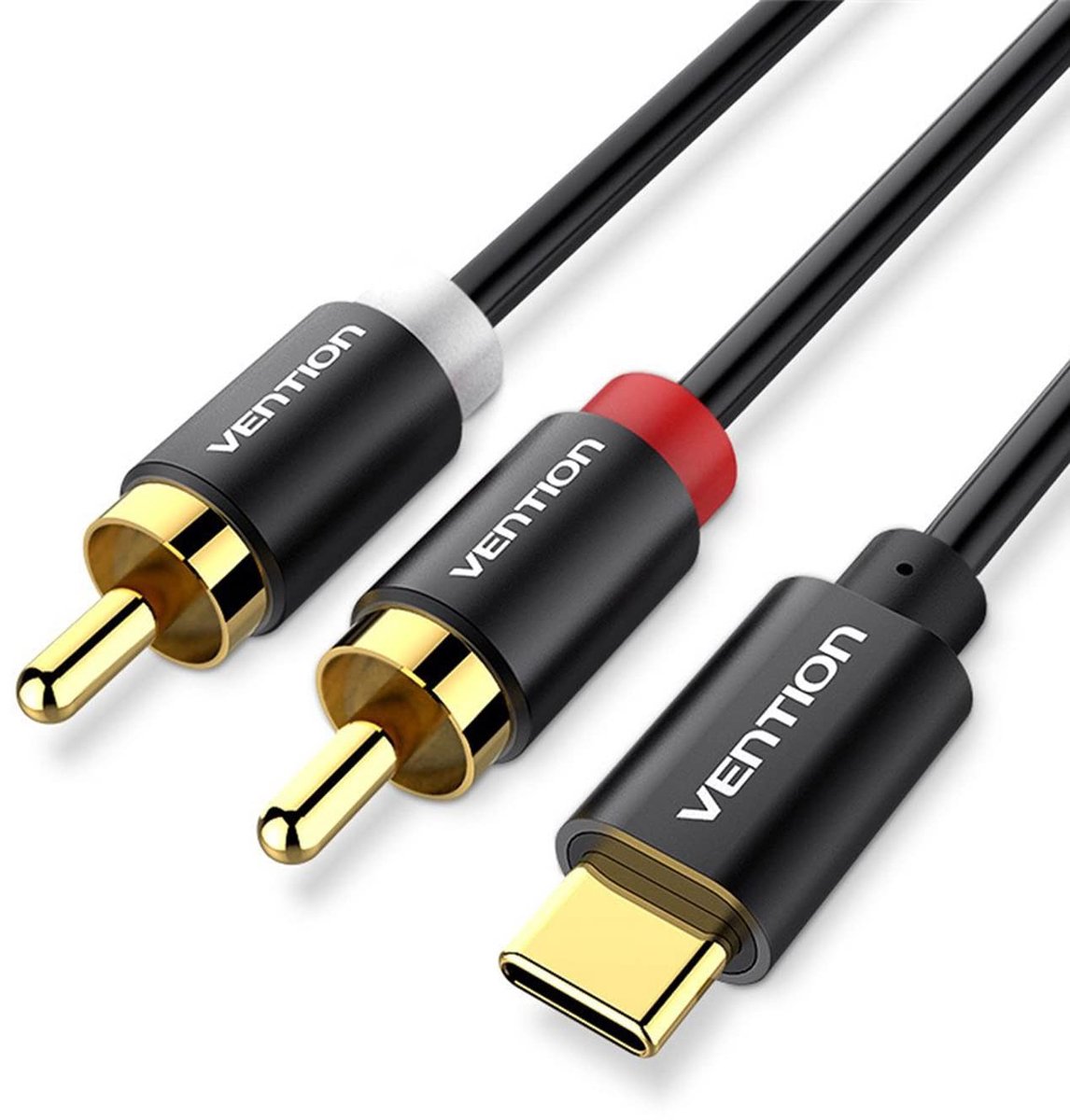 Solidchoice - USB-C naar 2 RCA Audiokabel 1.5m