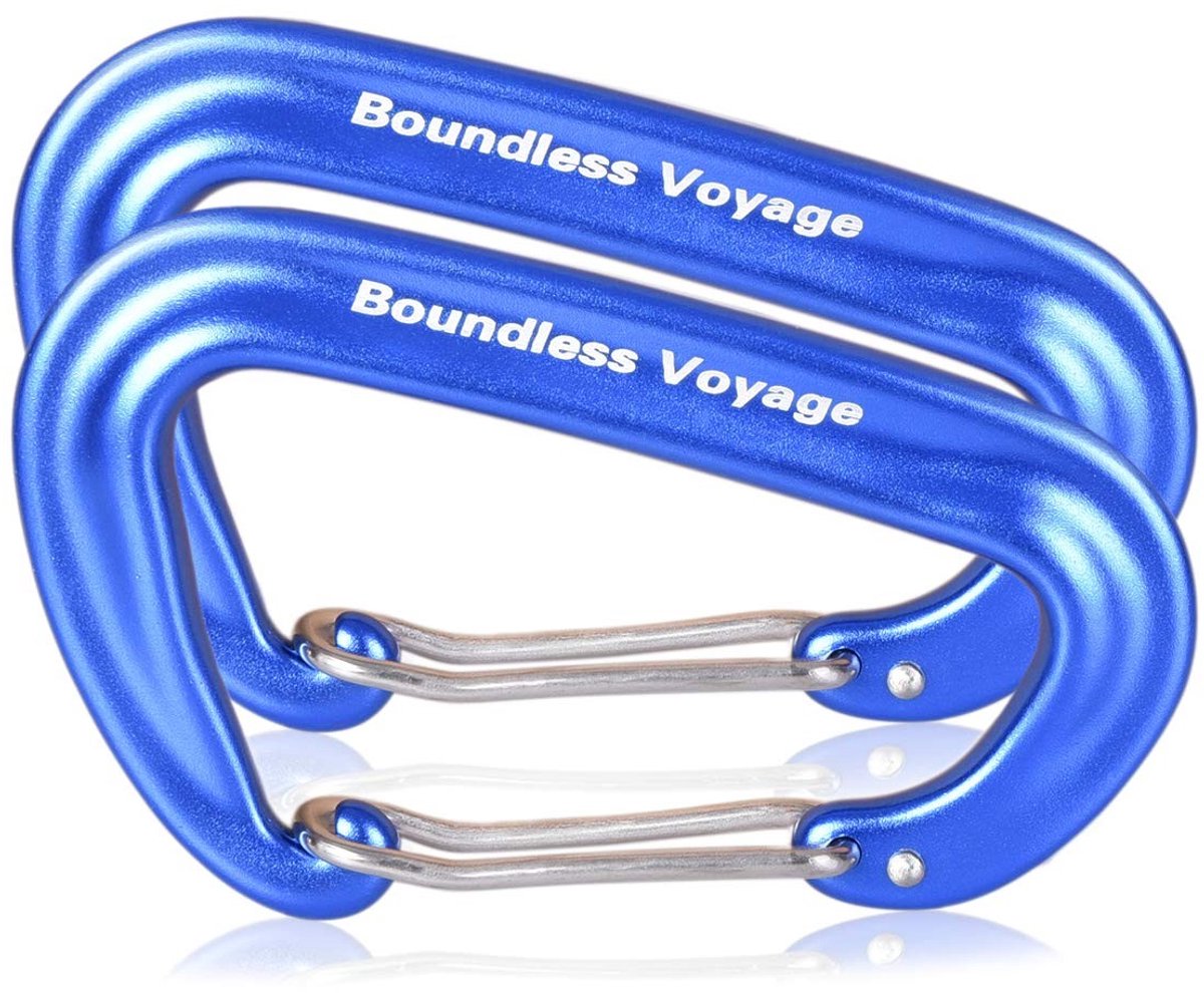 Solidchoice - Aluminium Carabiner Set - D-Type Haak voor Diverse Toepassingen