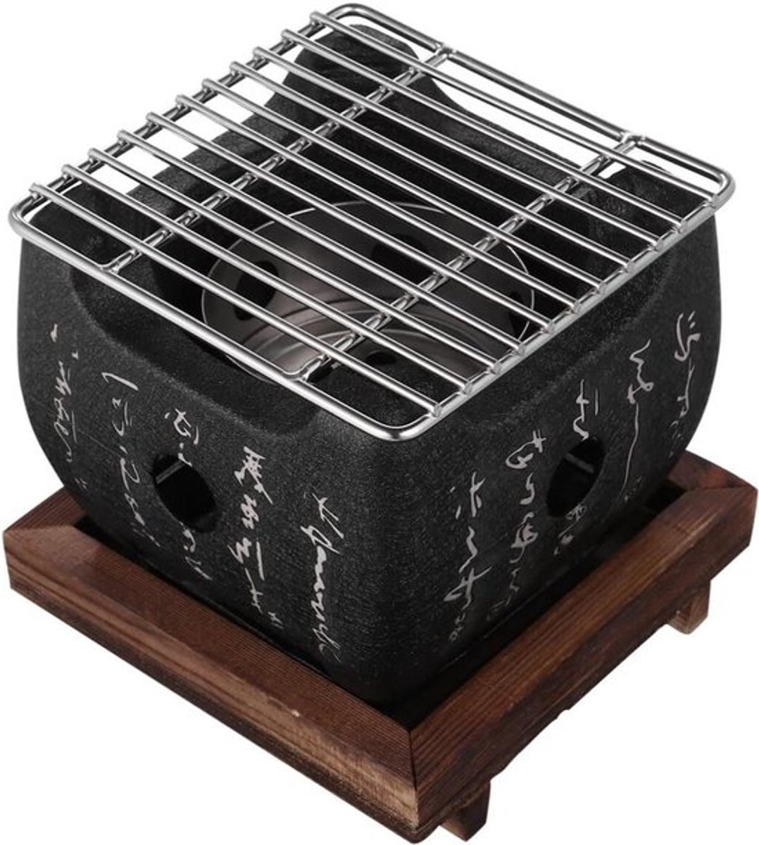 Portable Japanse grill voor buiten koken - Koreaanse stijl - houtskool oven - camping hout alcohol fornuis