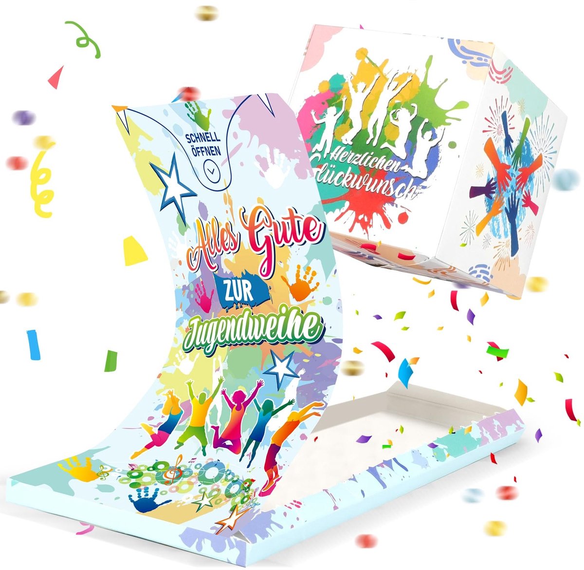 Solidchoice - Grappige Explosion Card voor Cadeauverpakking