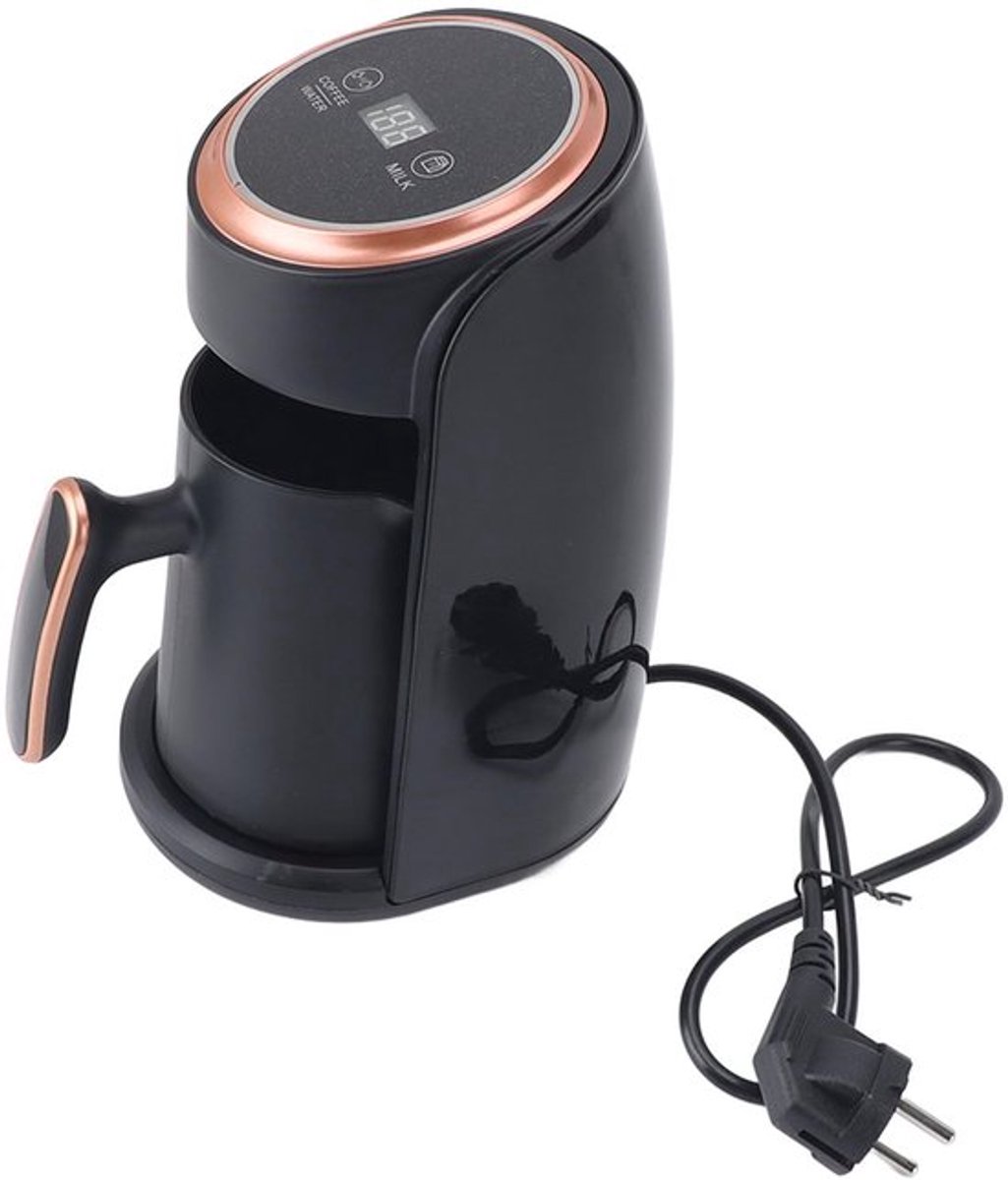 Mumusuki Turks koffiezetapparaat van roestvrij staal, 600 W, duurzame verwarming, 300 ml, EU-stekker, 220 V, snel brouwen voor 4 personen in 5 minuten, constante en karakteristieke