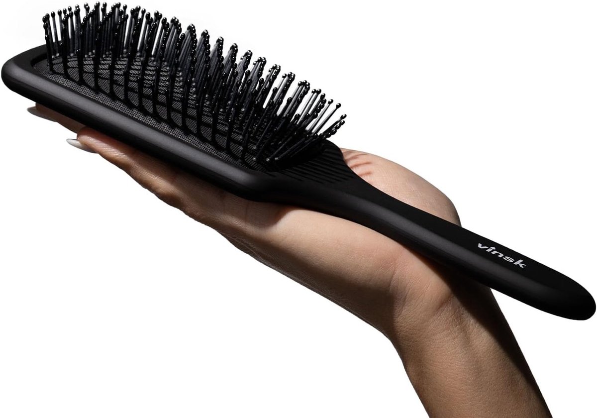 Paddle Brush met grote paddel - zachte handgreep - effectief ontklitten van nat of droog haar - ShopVlot