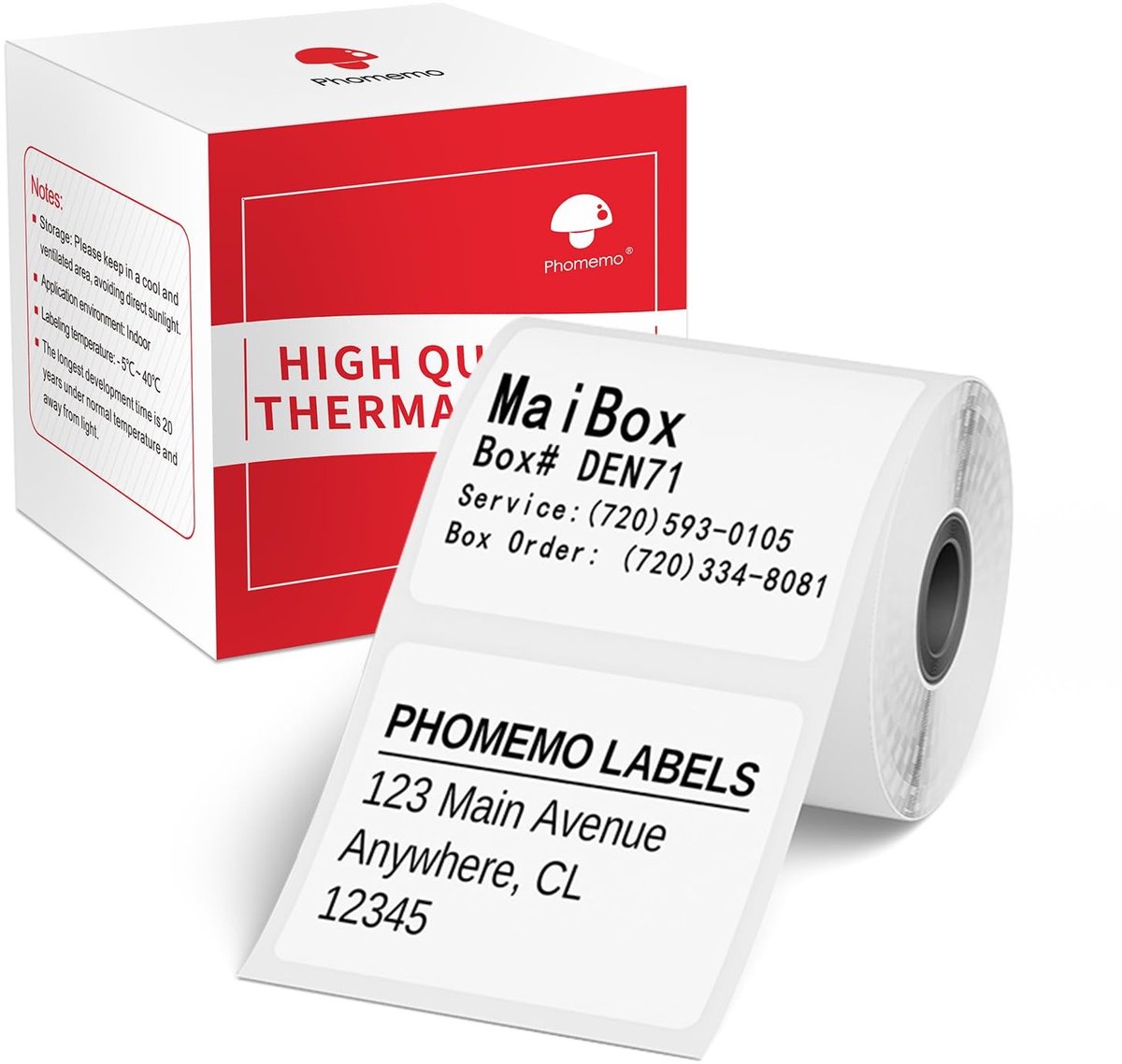 Solidchoice - M110 Zelfklevende Labels - 30 x 30 mm, 230 Labels/Rol