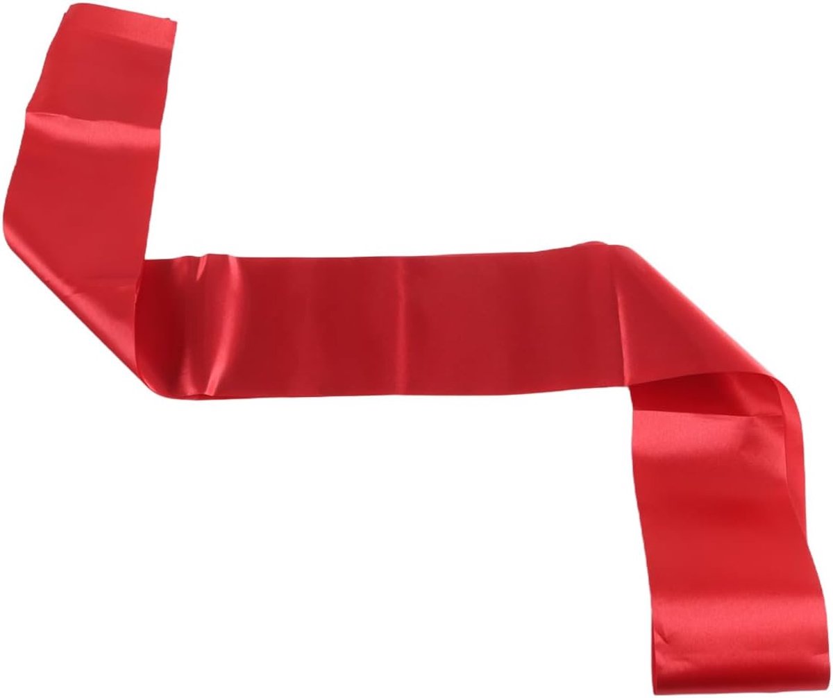 Satin Sash 6ft - Rood - 8 Stuks - Perfect voor Feestdecoraties - ShopVlot