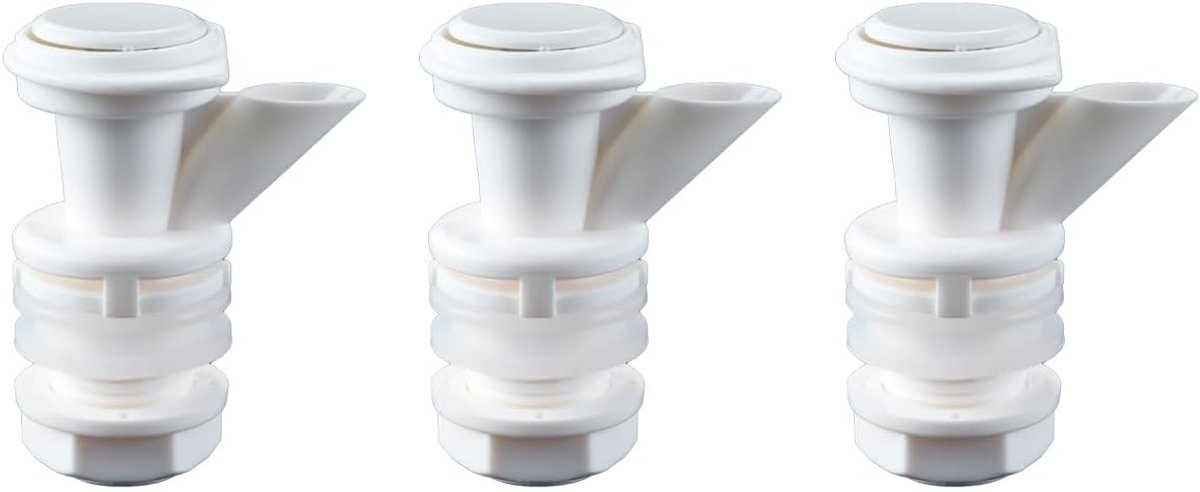 Waterkraan vervanging - voor Igloo 2, 3, 5 en 10 gallon - wit - perfect voor waterkoelers - ShopVlot