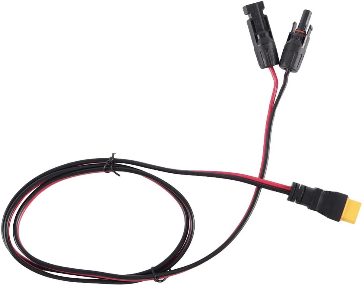 Solar Connector Kabel 1,5m - XT90 Female - Waterdicht - Voor zonnepanelen en draagbare energie - ShopVlot