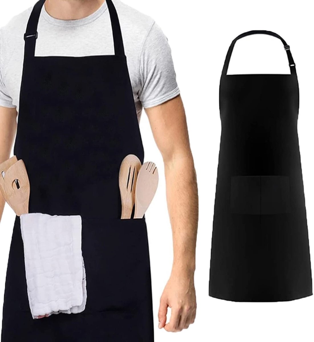 Solidchoice - Waterdichte Keuken Schort met Verstelbare Halsband