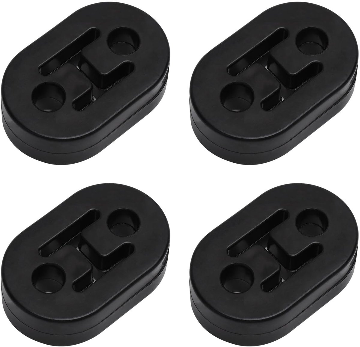 Solidchoice - 4-Piece Rubber Uitlaat Hangers voor Auto's