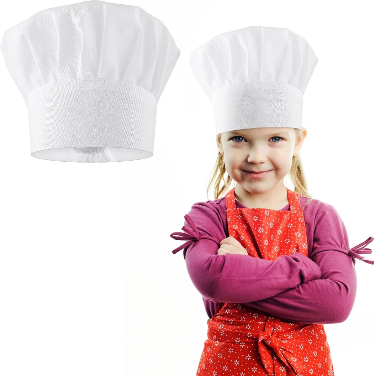 Koksbaret voor kinderen en baby’s - Wit, elastisch, verstelbaar - Voor meisjes - ShopVlot