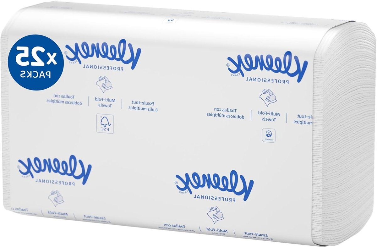 Gevouwen Handdoeken - Papieren Handdoeken - Hygiënisch Werken - Gepatenteerde Vouw - 3000 stuks - Wit