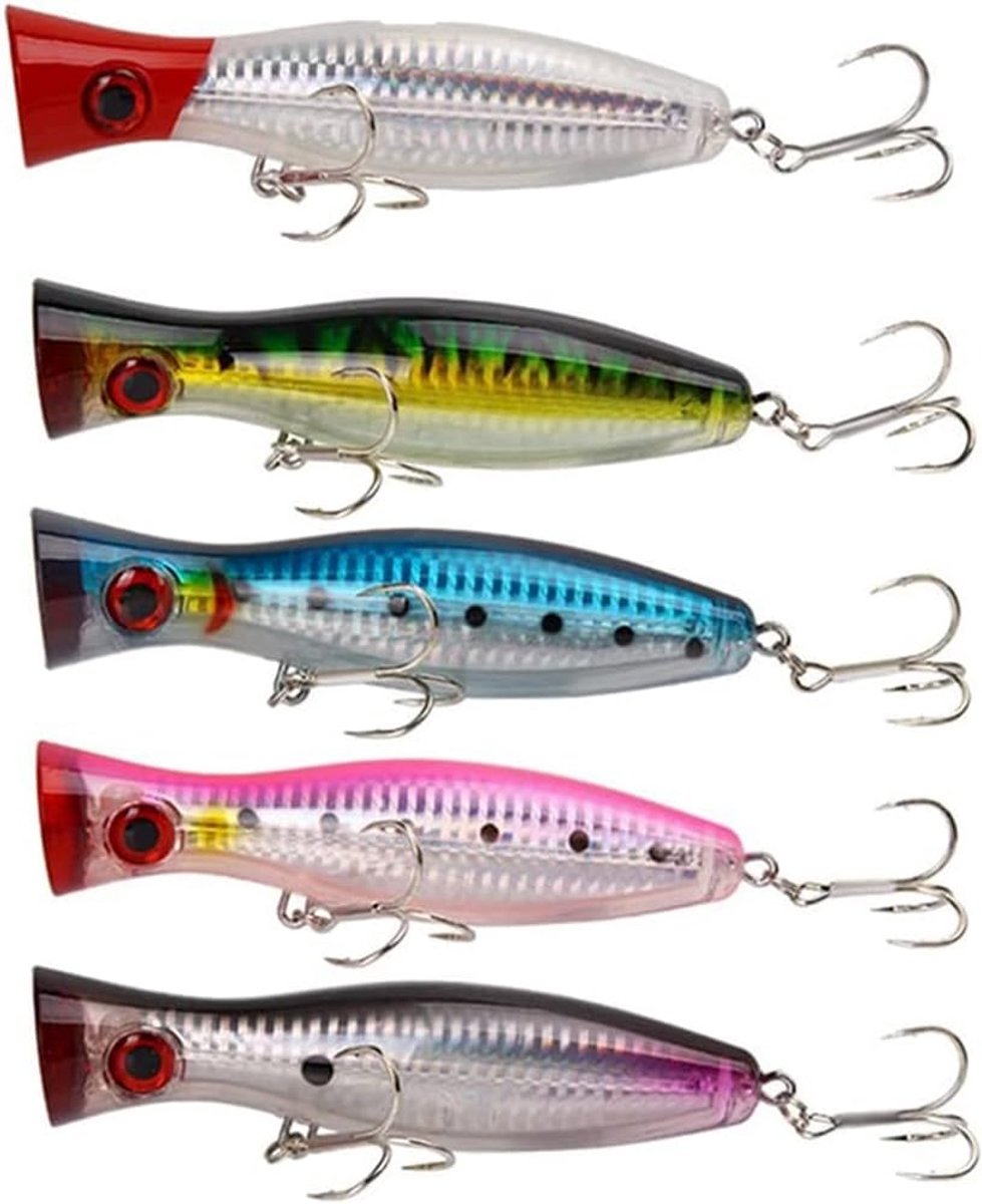 Bait for surfacesChen - Popper - Catching/Spinning Pack - - 5 pieces - 12,5 cm and 40 - ShopVlot