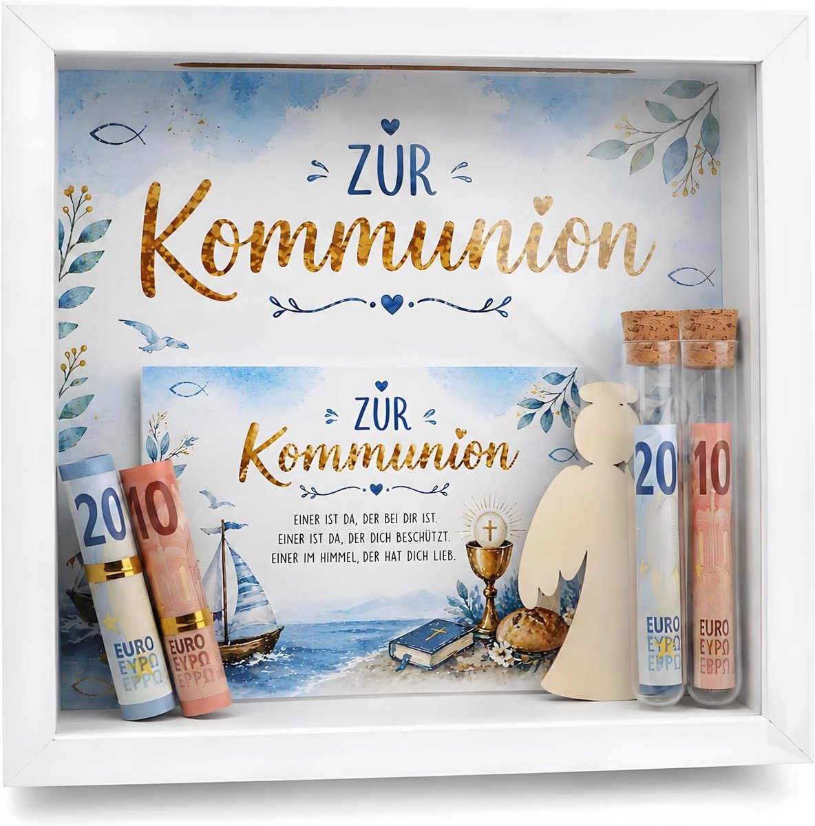 Communiegeschenken voor meisjes en jongens, verpakking voor geldgeschenken, communie, geldcadeau, doop, communie - ShopVlot