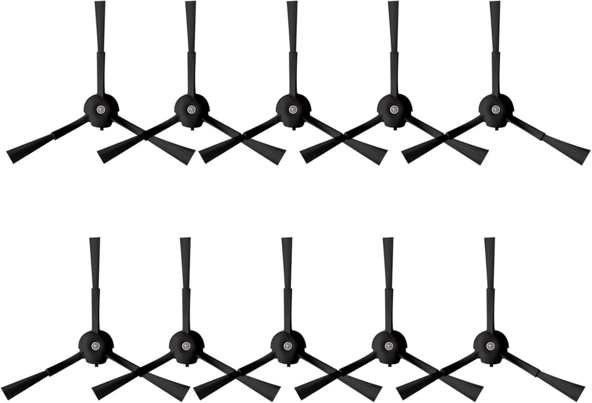 Pack of 10 Side Brushes, Original Side Brush, Compatible with S8 Max Ultra, S8 Pro Ultra, S7 MaxV Ultra, Q7 Max, Q5 - ShopVlot