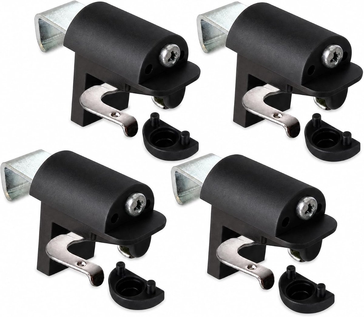 BFX25 Blind Clamp Support, for Mounting Directly on the Window of Your PVC / Plastic Window - Colour: Black - ShopVlot