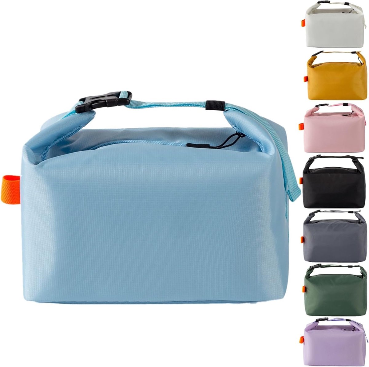 Thijox - Schattige Kartonnen Geïsoleerde Lunchtas - Herbruikbare Waterdichte Lunchtas - Opvouwbare Thermische Tas voor Mannen, Vrouwen, Kinderen en St