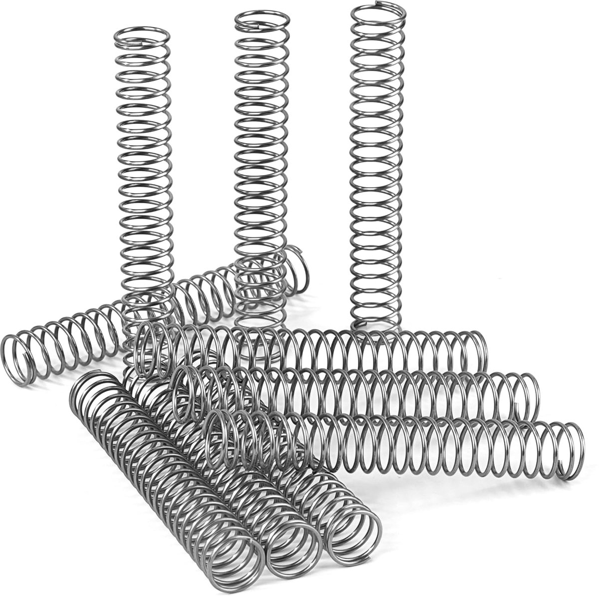 Compression spring stainless steel spring compression springs 80mm thread diameter 1mm inner diameter 10mm length 80mm - ShopVlot