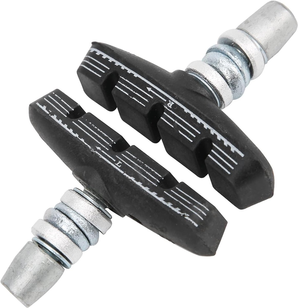 VBESTLIFE Bicycle V Brake Pads Set, 55mm Premium Rubber No Noise No Skid Blocks Shoes for Road Bikes - ShopVlot