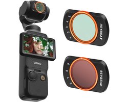 REYGEAK Pocket 3 Variable ND Lens Filter Set VND 2-32 (1-5 Stop) and VND 64-512 (6-9 Stops) Compatible with DJI Osmo - ShopVlot