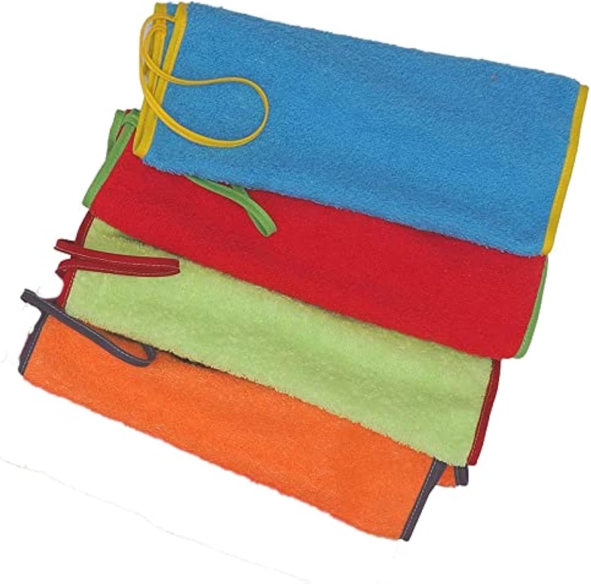 Ti TIN Kindergarten set, terry cloth, blue/orange, 4 pieces - ShopVlot