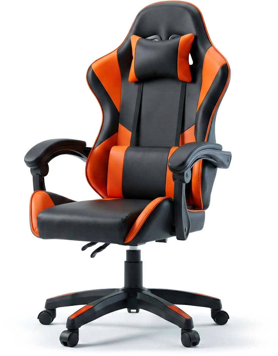 Gaming Stoel – Comfortabele Gamer Chair – Zwart/Rood – Verstelbaar