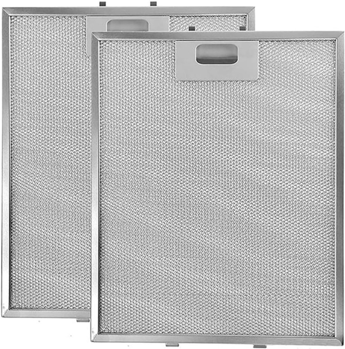 2 x Metal Grease Filter (305 x 267 mm), Compatible with Whirlpool 480122102168 C00314158 AEG Electrolux 405525042-9 - ShopVlot