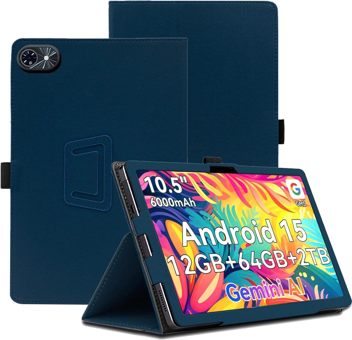 KUSINHOKA Protective Case for TABWEE T80/Tabwee Tablet 10.5 Inch PU Leather Stand Function Shockproof Magnetic with - ShopVlot