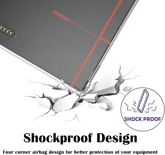 KUSINHOKA Case for Onyx BOOX Note Air 5C + [2 Pack] Flexible Protective Film, [Shockproof] [Anti-Scratch] Soft - ShopVlot — afbeelding 2
