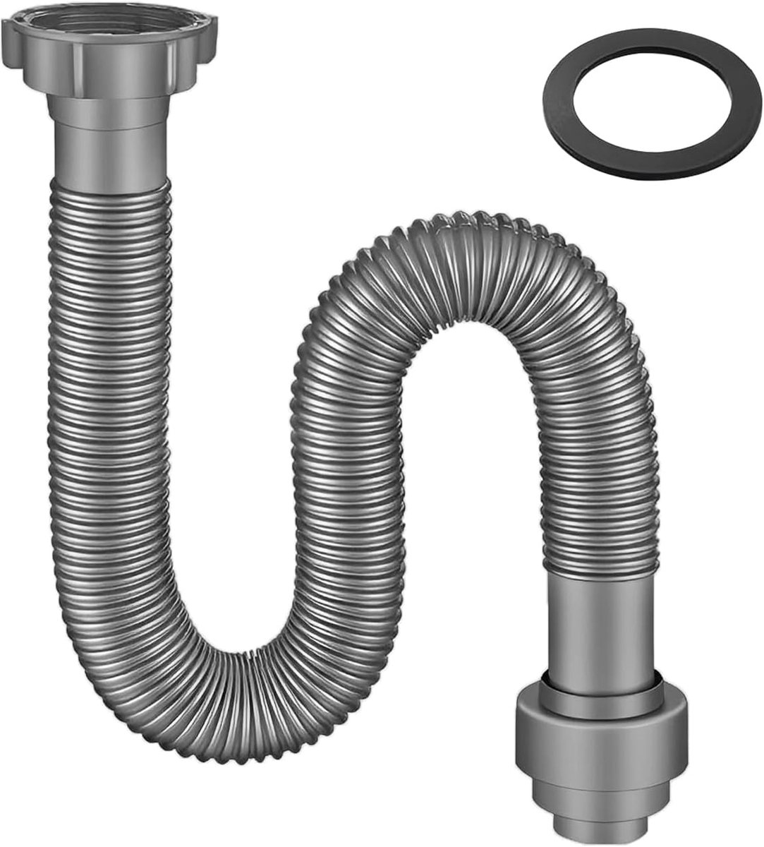 Drain Hose, Inner Diameter 45 mm, Drain Pipe, Odour-Proof and Deformation Free, for Bathtub, Basin, Drain Pipe, 1 - ShopVlot