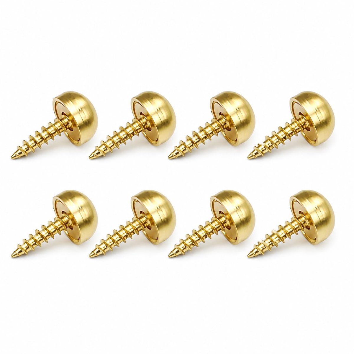 Decoratieve schroeven 9 mm - messing met kappen - sterk en stijlvol - voor meubelmontage - ShopVlot