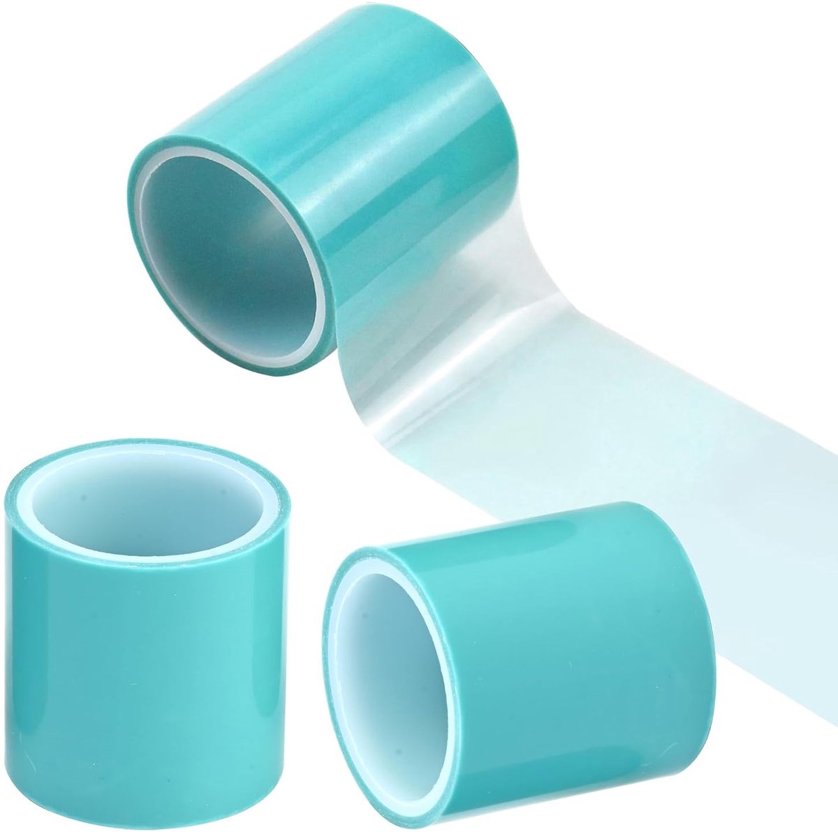 Plakband 5 cm breed - lichtblauw - zelfklevend PET - ideaal voor knutselwerk - ShopVlot