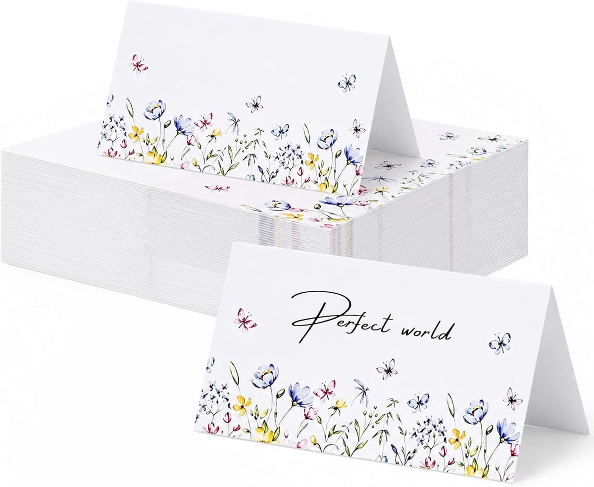 Tafelkaarten verjaardag 9 x 2 inch - stevig karton - niet-slip - ideaal voor uw feest. - ShopVlot