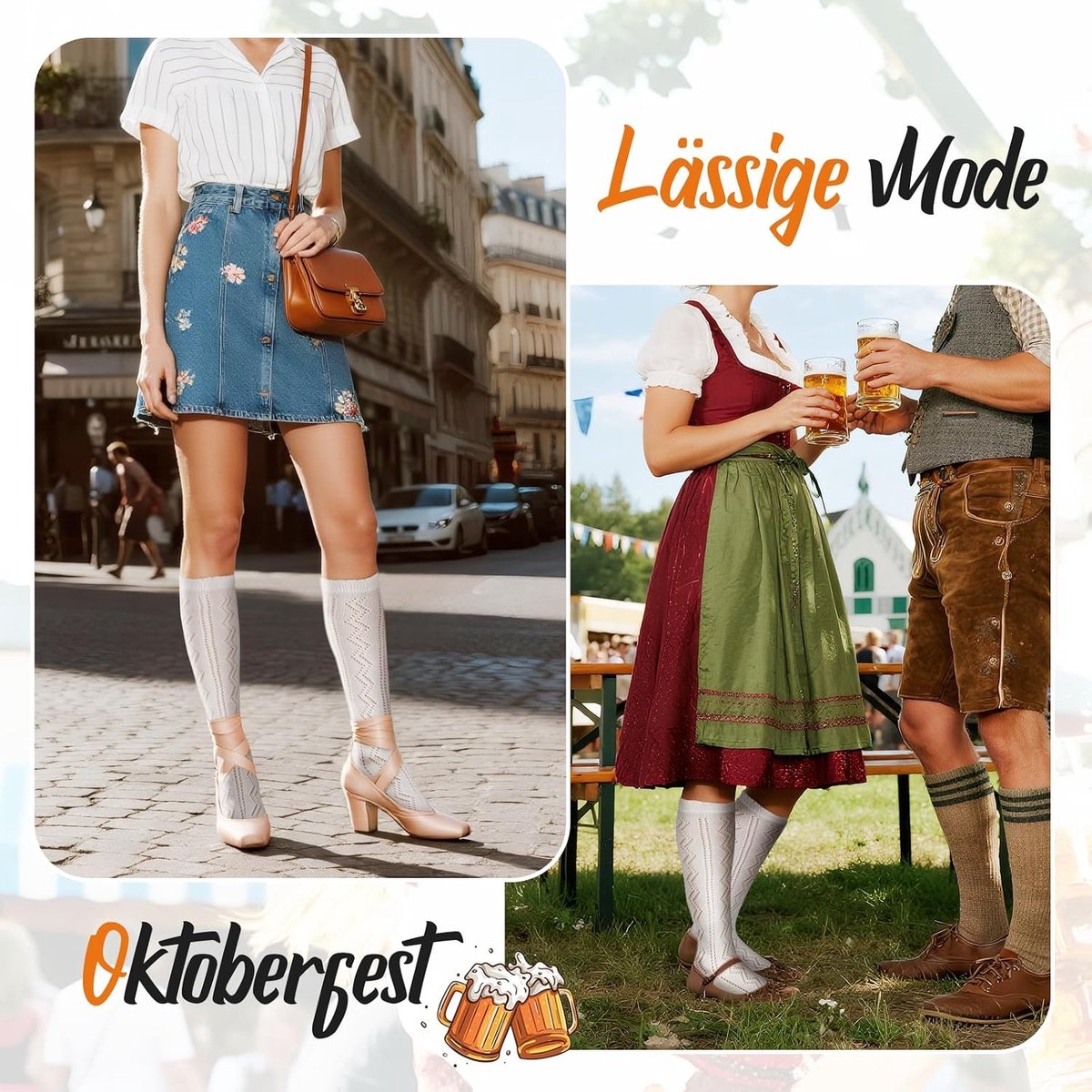 Dames kostuumkousen in haaklook met handgeknoopte kant voor bruiloften en Oktoberfest feestjes