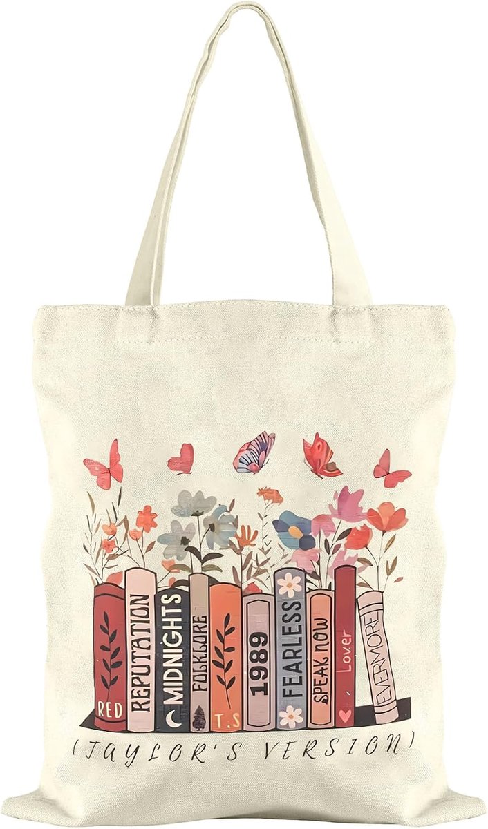 Canvas tas 40 x 35 cm - katoenen tas - herbruikbaar - ideaal voor boodschappen - ShopVlot