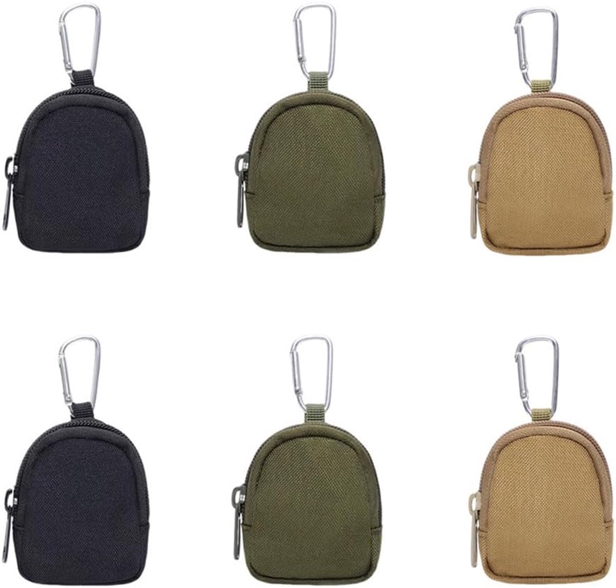 Tactische sleuteltas - compact en multifunctioneel - rits etui voor sleutels - ideaal voor outdoor en reizen - ShopVlot