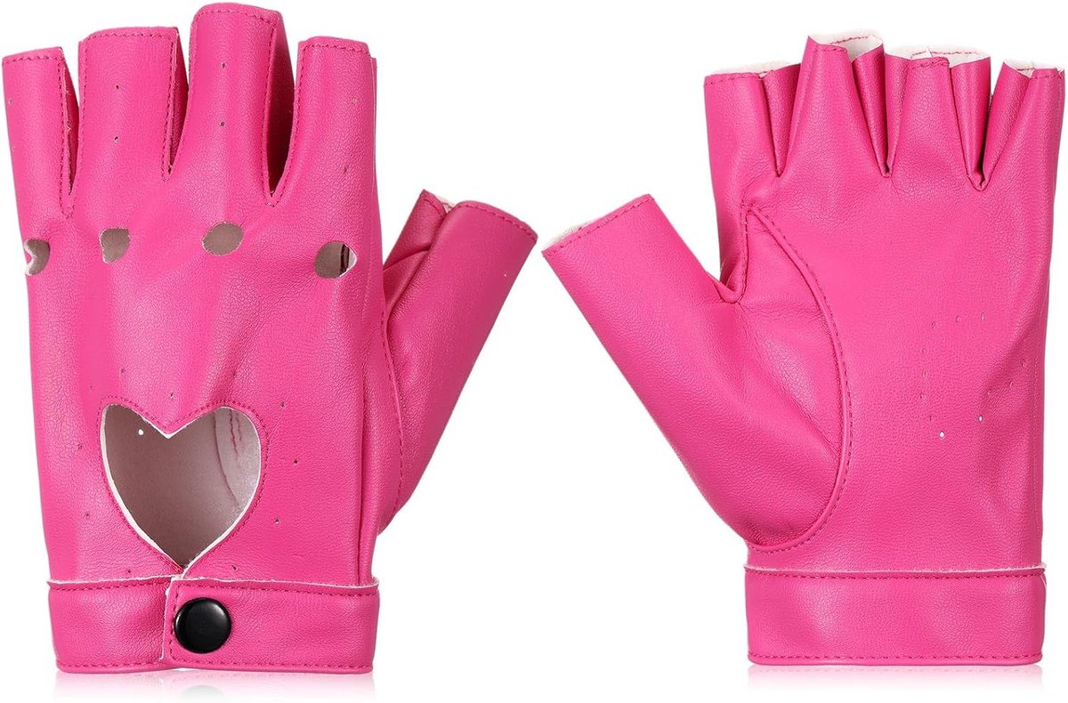 Half vingerhandschoenen dames - PU leer - punk stijl - comfortabel voor dagelijks gebruik - ShopVlot