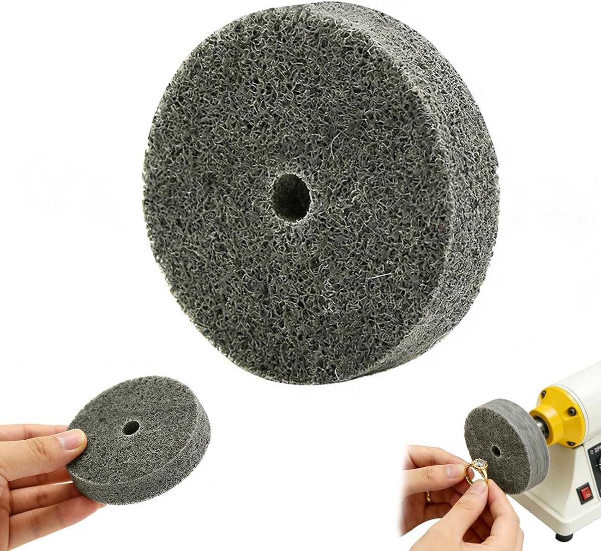 Opbergadapter voor boormachine - 76MM schuurwiel - 19MM dikte - ideaal voor metaalbewerking - ShopVlot