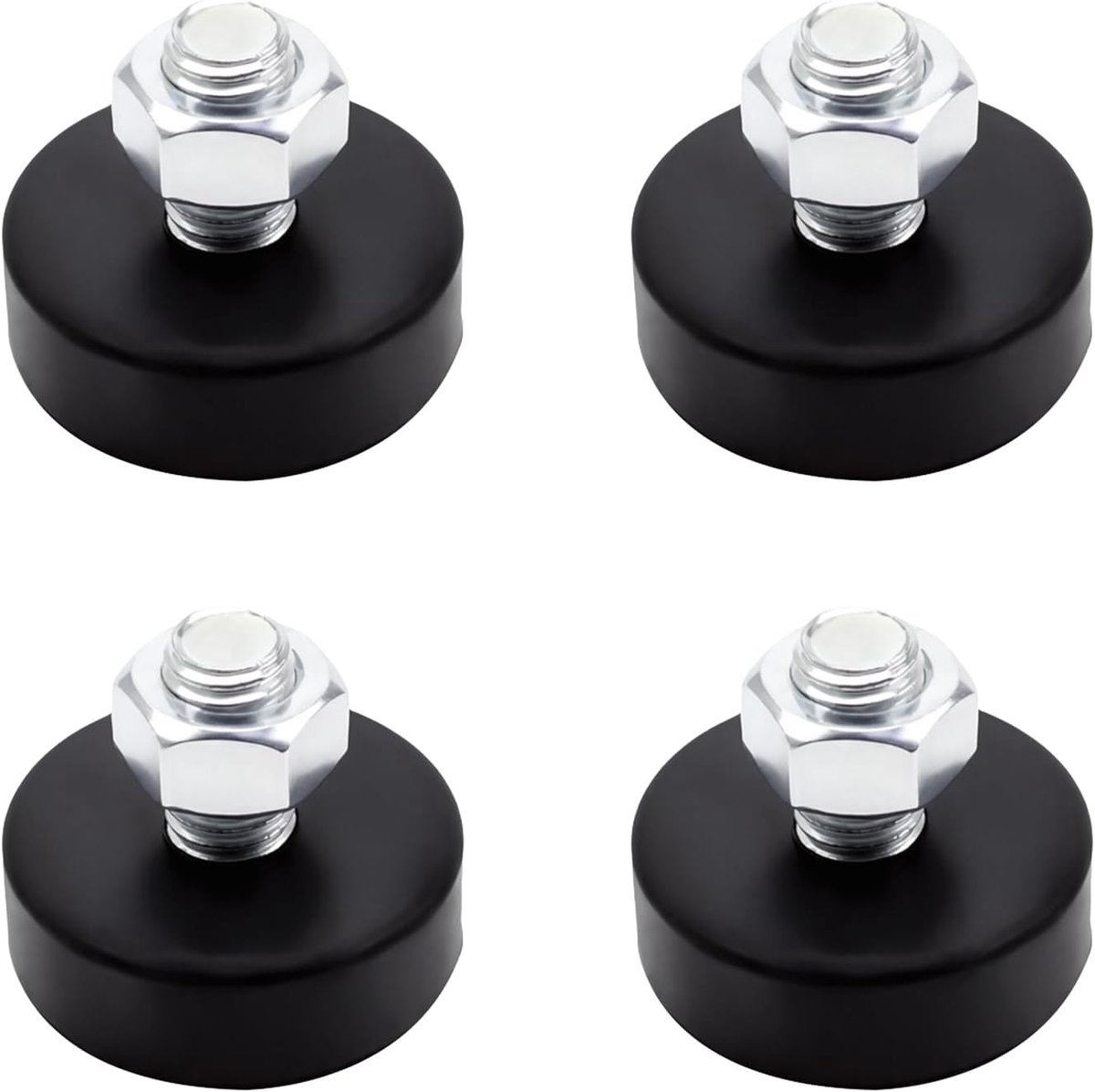 rubberen voetjes M12 x 42 mm - schroefbaar - antislip ontwerp - ideaal voor meubels en machines - ShopVlot