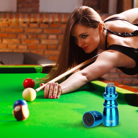 Snooker Cue Tool 3-in-1 - RVS Onderhoud - Multifunctioneel - Effectieve reparatie - ShopVlot — afbeelding 2