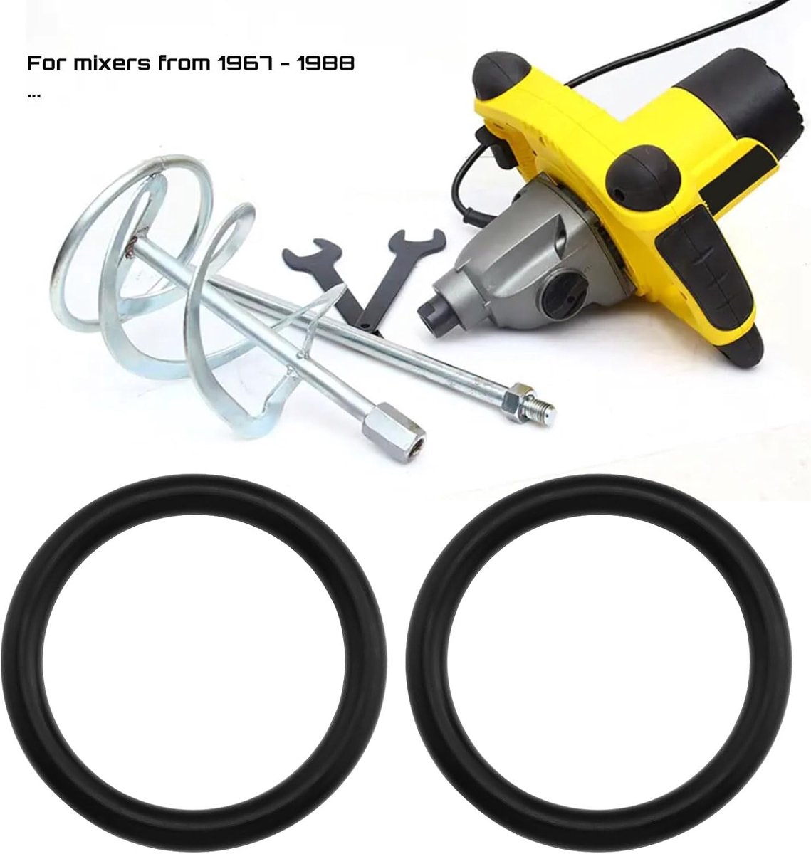 Nitril Rubber O-Ringen 32mm OD - 25mm ID - 3.5mm Breedte - Geschikt voor Mixers en Pompen - ShopVlot
