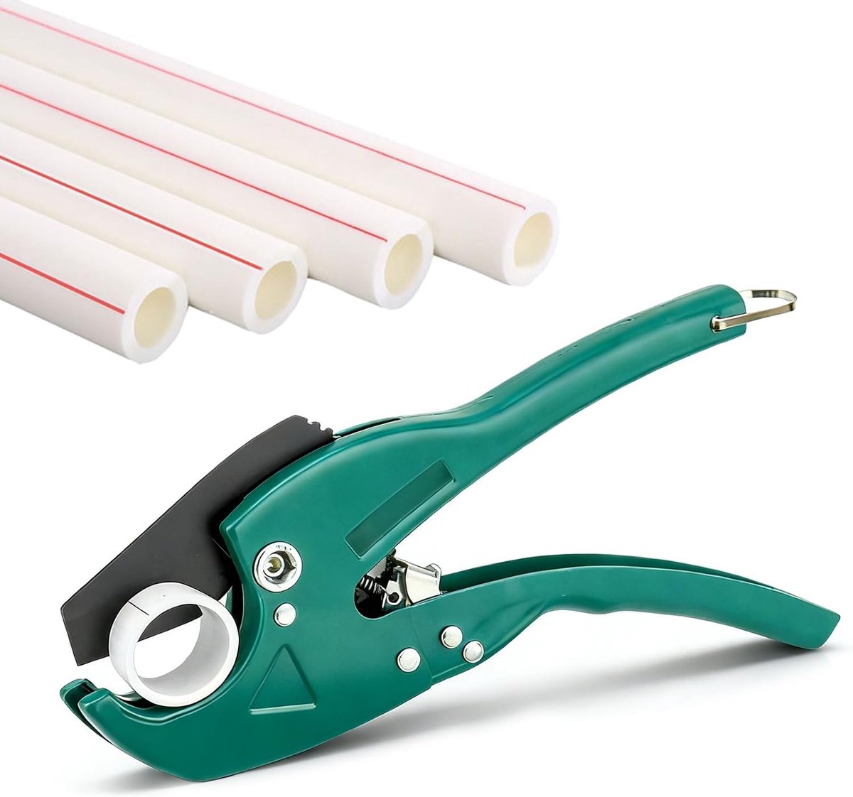 Ratelpijpsnijder 64 mm - kunststof buissnijder - robuust met ontbramer - ideaal voor PEX/PPR/PVC-buizen - ShopVlot