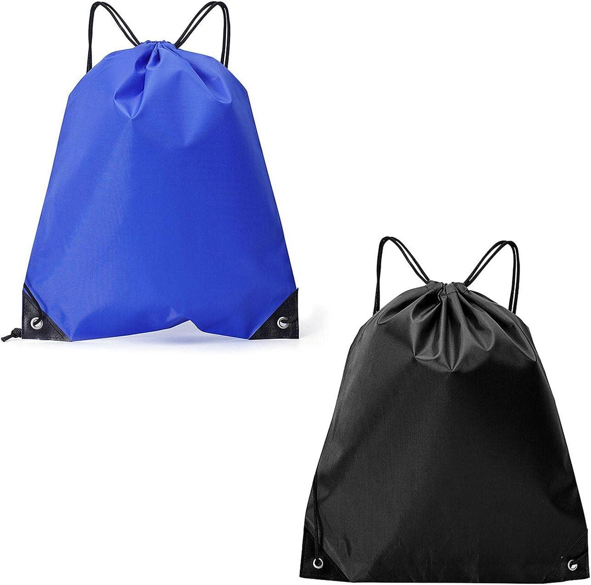 Rugzakken set van 2 - blauw en zwart - lichtgewicht en ademend - ideaal voor dagelijkse trips - ShopVlot