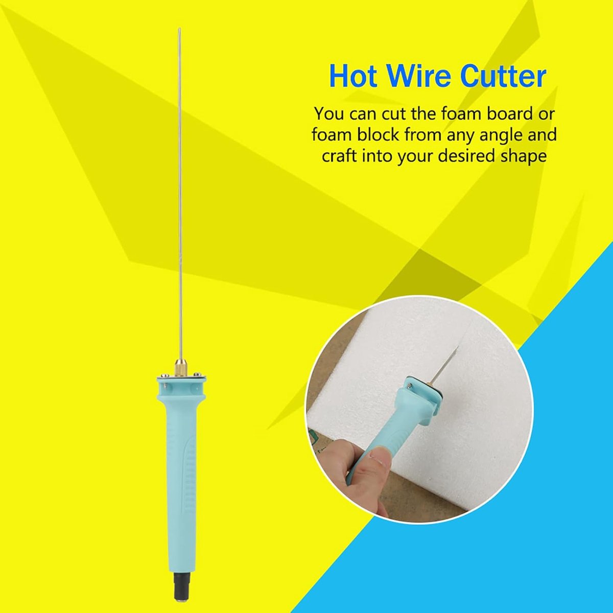 Hotdraadpen 20 cm - Elektrische polystyreen snijder - Snelle verwarming - Voor nauwkeurige sneden - ShopVlot