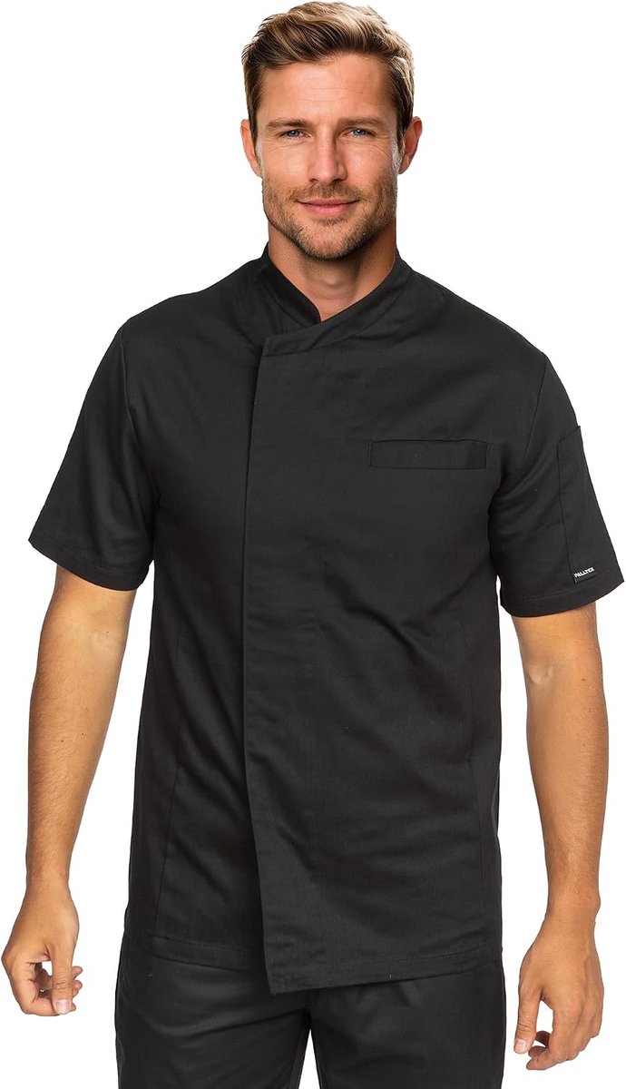Kookjack kort mouw - 100% katoen - unisex - professioneel voor chefs - ShopVlot